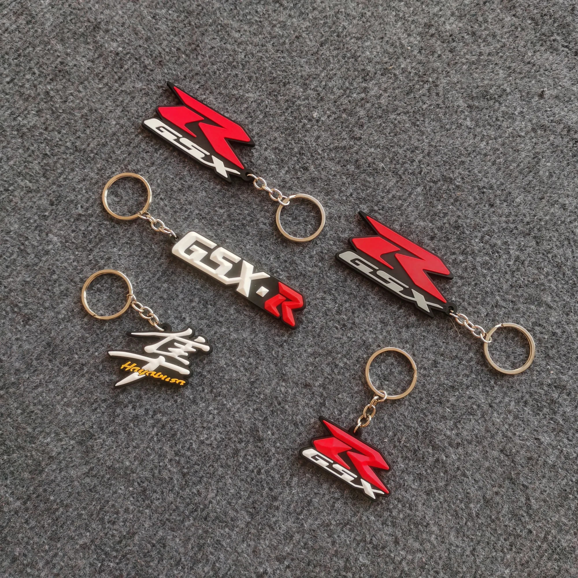 Брелок для мотоцикла Suzuki GSX R GSXR750 GSXR1000 GSXR 600 GSX1300R 3D резиновое кольцо ключей брелок