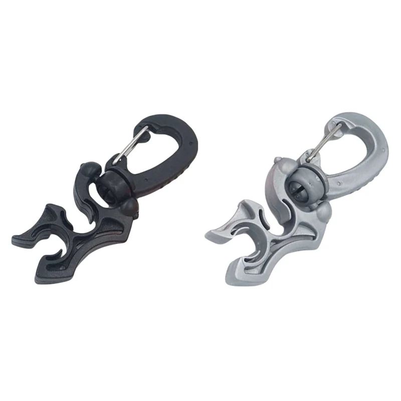 

1 шт. регулятор для дайвинга шланг подводный дайвинг пластик двойной BCD держатель шланга Фиксатор с поворотной защелкой зажим Пряжка крюк