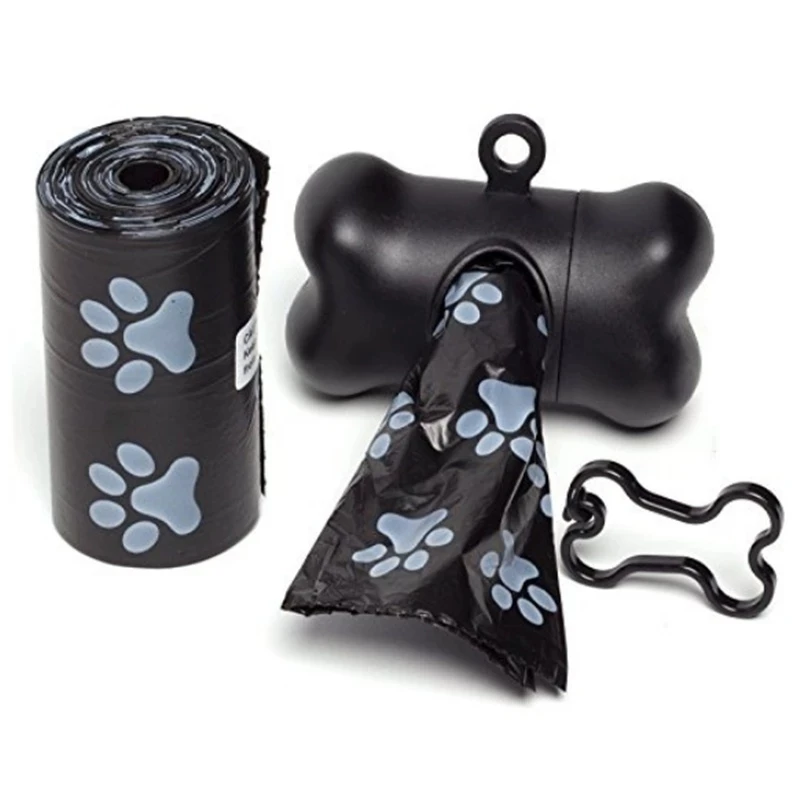 

Pet Dog Poop Bags Dispenser Collector Scoop Holder Puppy Cat Pooper Scooper Bag Small Rolls Outdoor Clean Pets Supplies dd