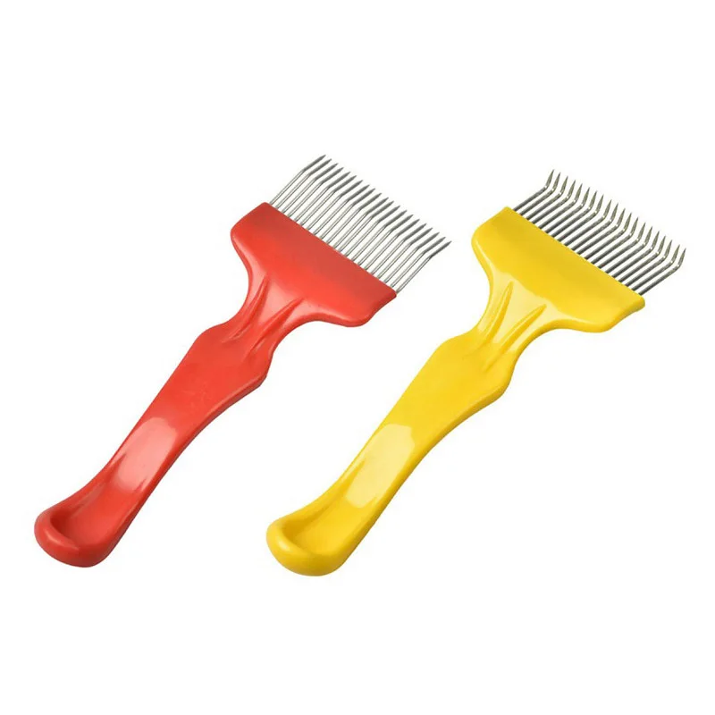 

Нержавеющая сталь кроя вилка для меда 21-контактный вертикальный под углом 90 градусов; Изогнутая игла для пчеловодства в наличии