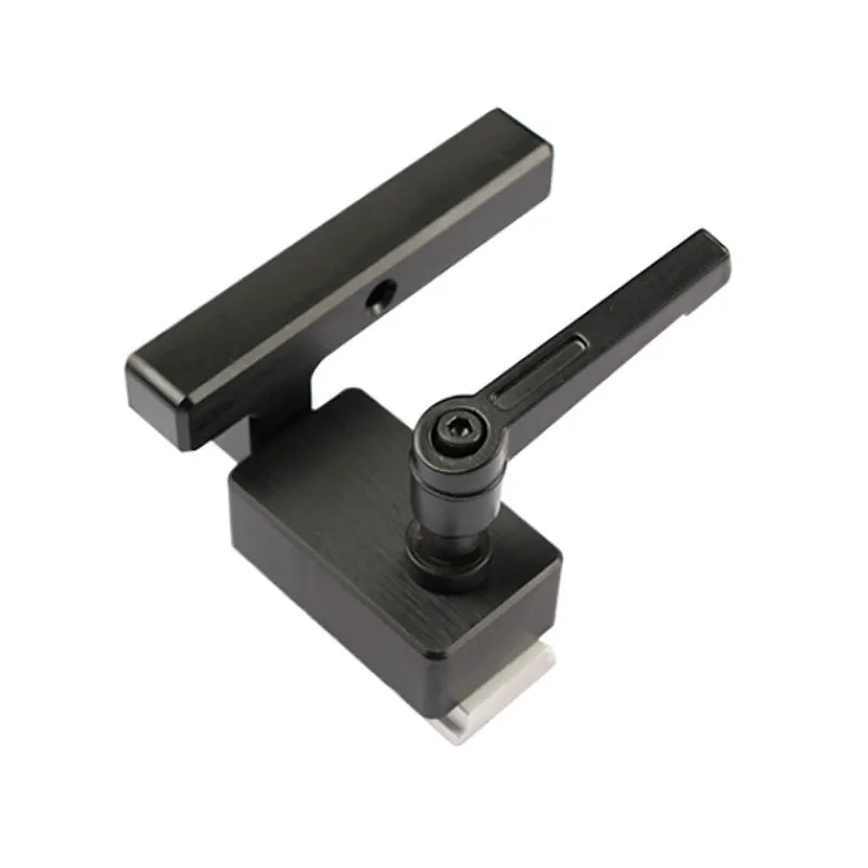 

Woodworking Miter Track Stop for T-Slot T-Tracks DIY Tool Miter Track Stopper Aluminum Alloy Chute Limit Flip Manual 1pc