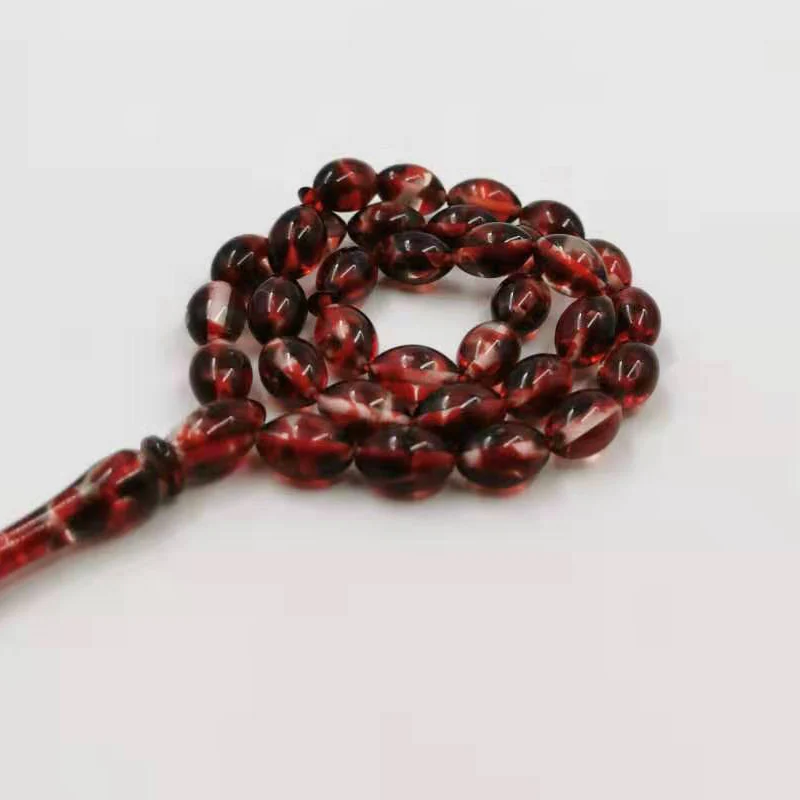 Специальный красный резиновый мужской браслет Tasbih 33 prayerbeads Исламский подарок для