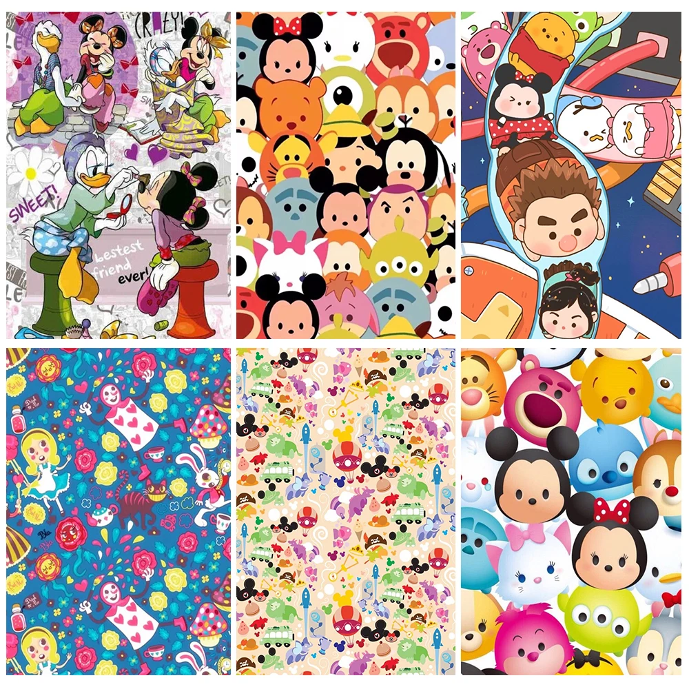 

Disney Full 5D Diamond Painting Color Cartoon Head Square/Round Inlaid Rhinestone Mosaic Cross Stitch Kit Decorative Painting