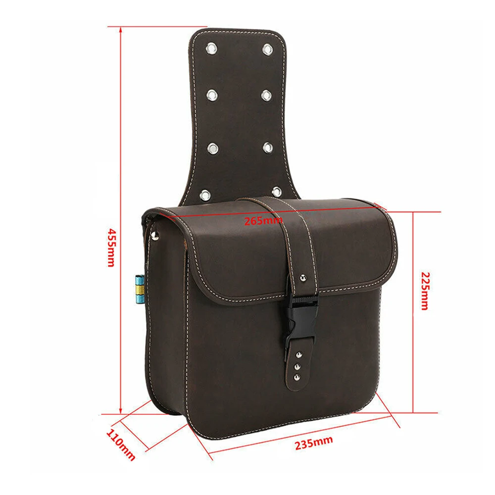 

Pouch Motorcycle Saddle Bags For Harley Left/right Side Luggage Box Tool