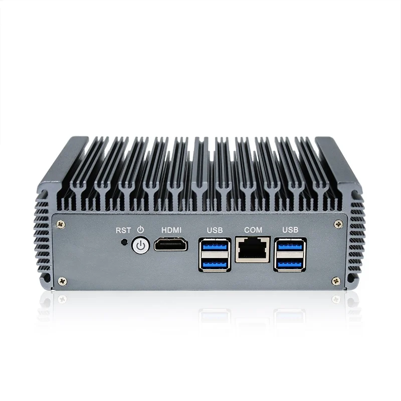 TOPTON дешевый процессор Intel Core i7 7500U Мини ПК четырехъядерный Windows 10 Pro Pfsense Linux ubuntu 6 * Lan