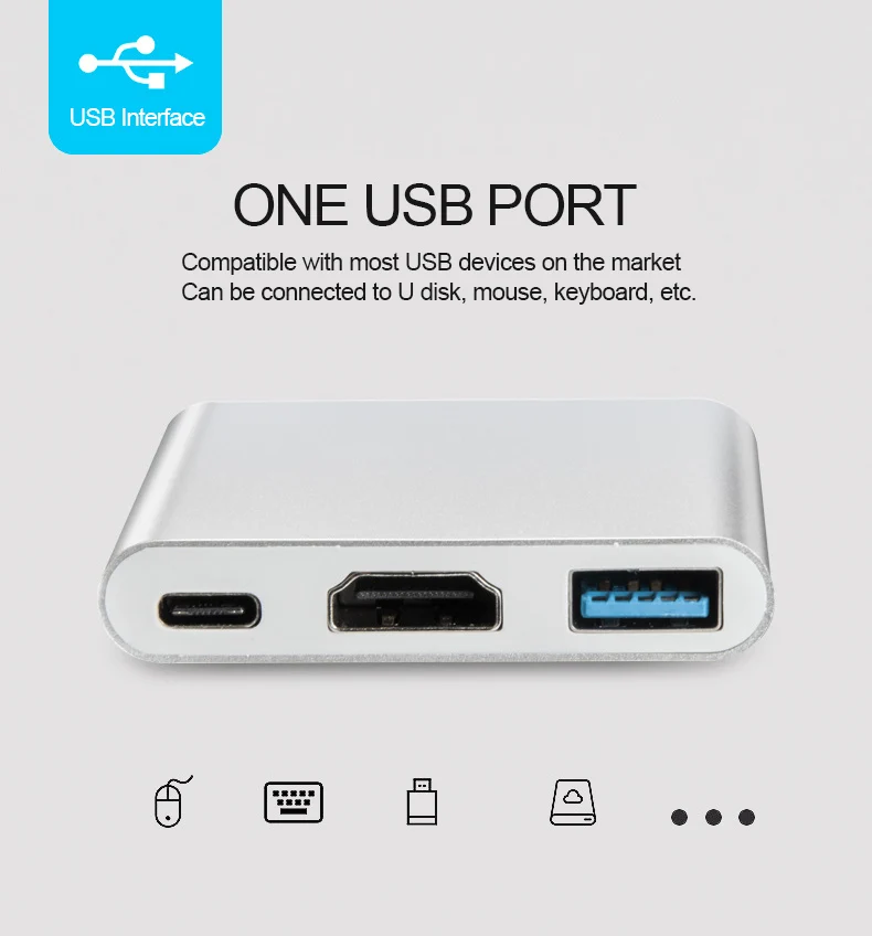 UTHAI C43 для Lightning type C to 1080P HDMI адаптер цифровой av-кабель для iphone XR X 8 7 11 ipad Air to 4K конвертер Android