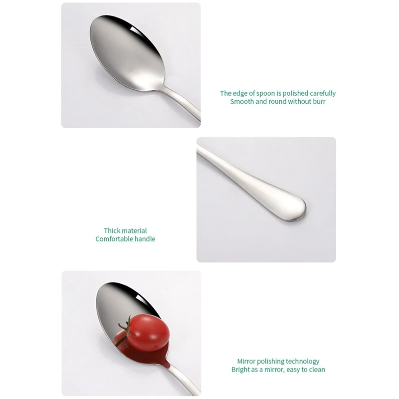 

24-Piece Stainless Steel Flatware Set,Kitchen Eating Utensils Service for 6,Dishwasher Safe Tableware, Finish Cutlery