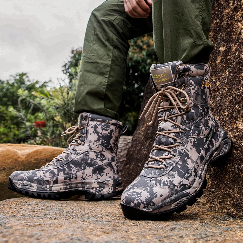 Мужские походные ботинки для спорта на открытом воздухе кемпинга и скалолазания