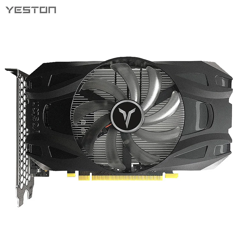 Yeston GTX1050Ti 4G D5 TD игр Графика карты 1291 1392 МГц/7008 МГц 4G/128 бит/GDDR5 памяти DVI D/HDMI/DP