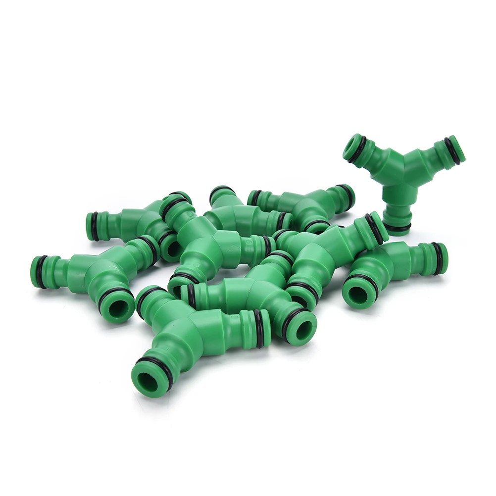 Отличное качество пластиковый y кусок 3 способа водный шланг соединитель труб Joiner