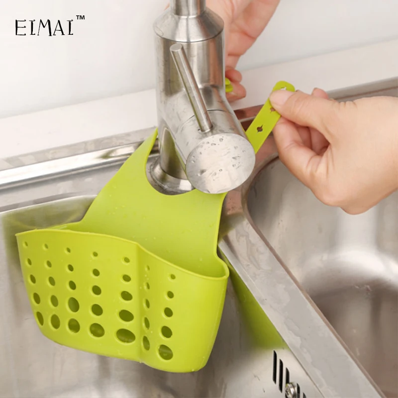 EIMAI Регулируемая портативная корзина для дома кухни висячая дренажная сумка