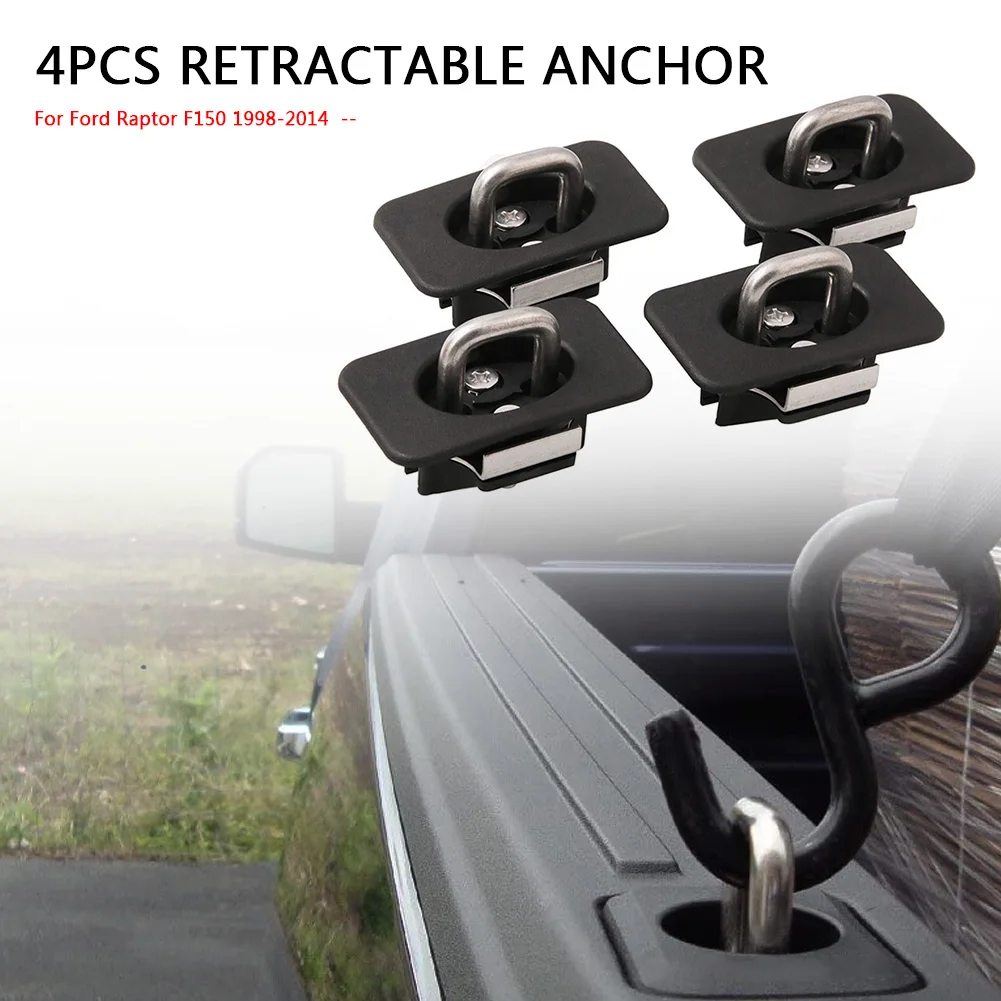 

Автомобильные аксессуары, привязка анкера, выдвижной привязник для грузовика Ford F-150 F150 98-14, привязка для пикапа, 2 пары