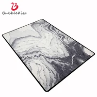 Bubble Kiss Abstract Carpets For Living Room Art Grey Black Ink Painting Floor Mats Nordic Home Decor Modern Bedroom Large Rugs