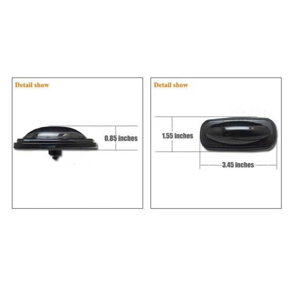

4pcs/kit Fender Marker Lights Side LED For 03-09 Dodge Ram 3500 Safety