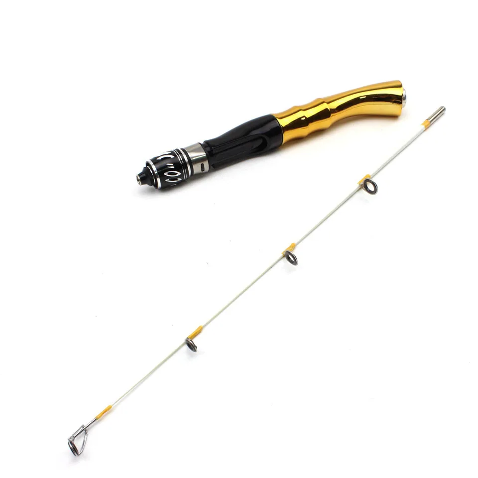 Акция! 2-секционная Удочка 60 см для зимней рыбалки удочка синее серебристое