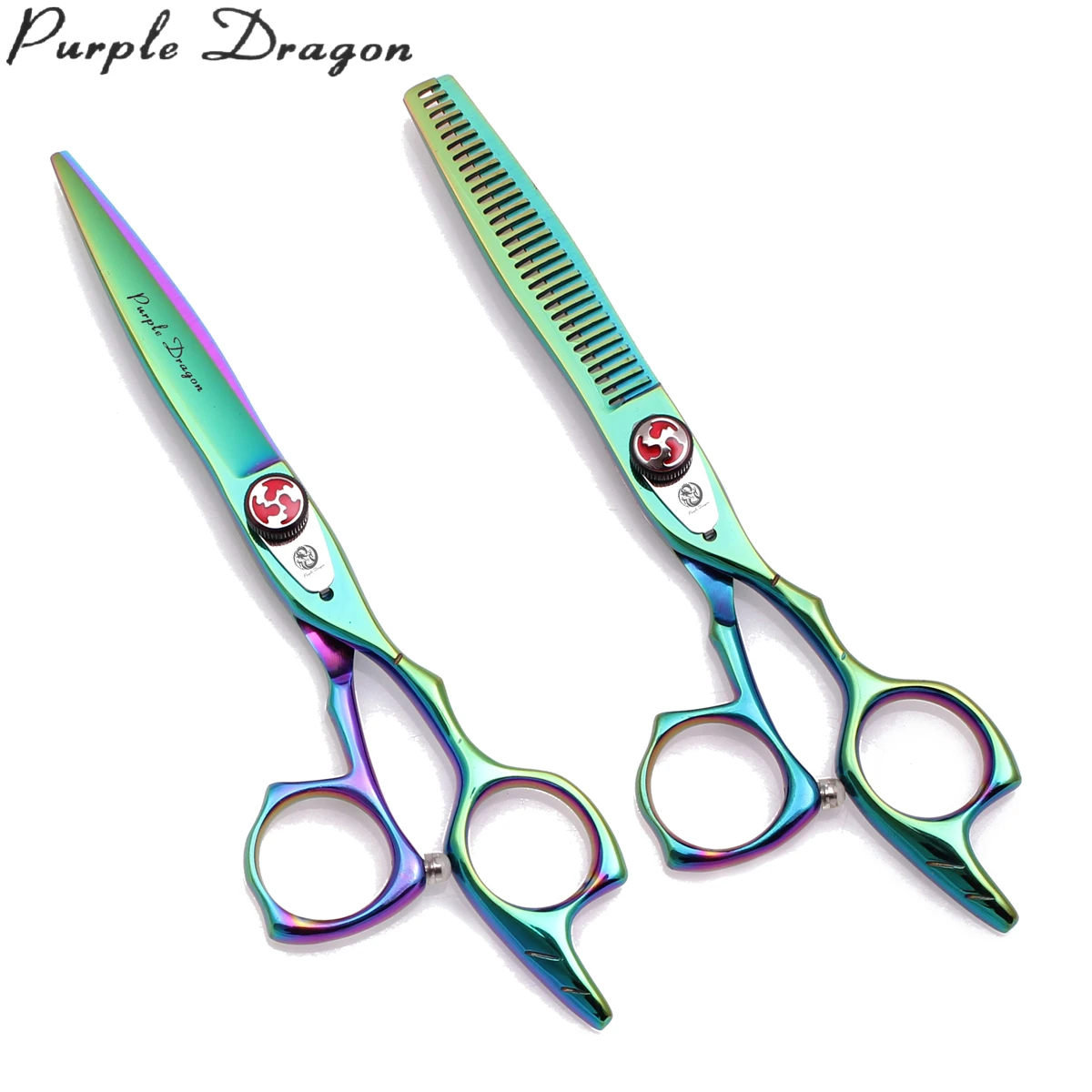 Парикмахерские ножницы фиолетовый дракон 5 &quot16 см Японские Стальные