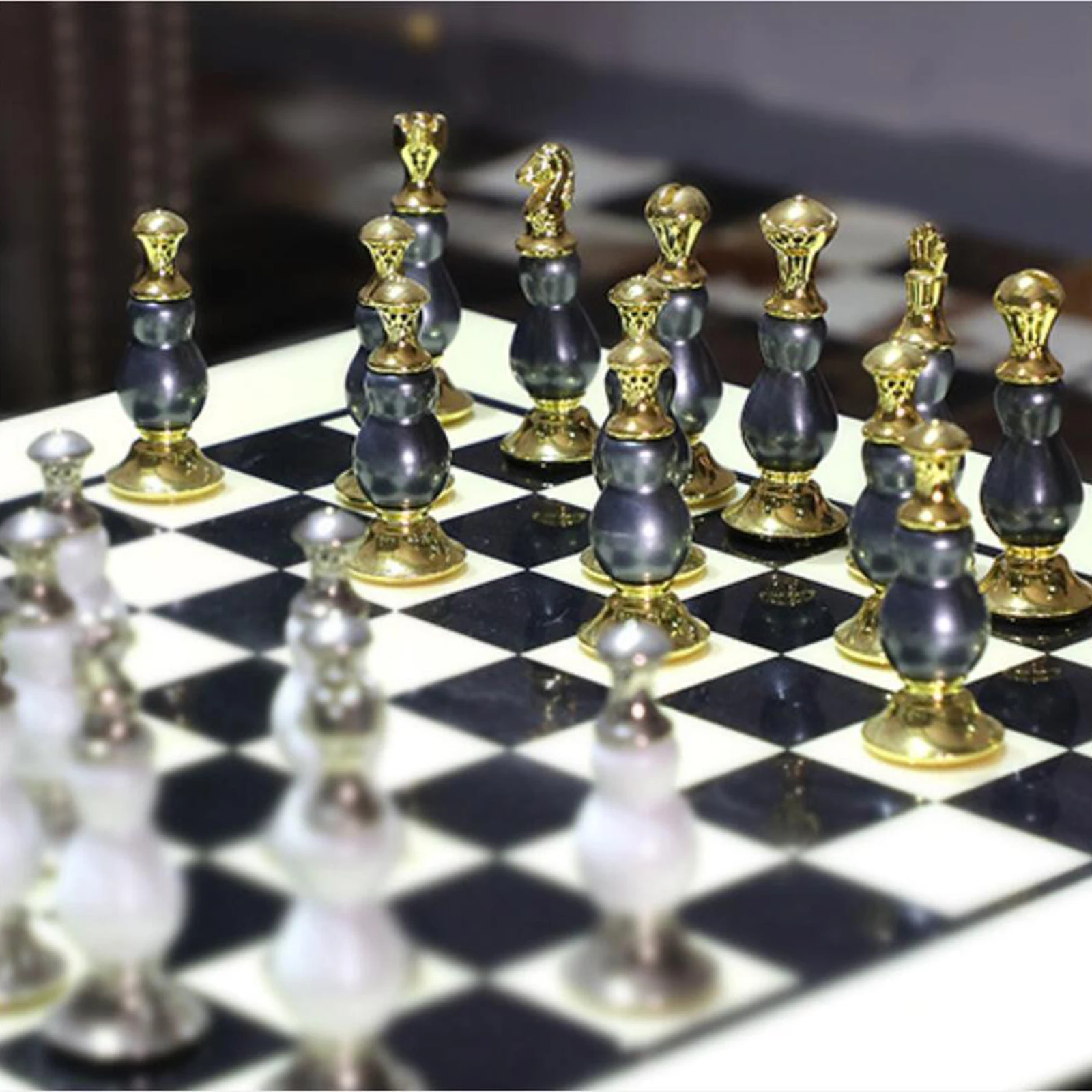 

Chess Board Set Game Travel Chess Piece Set Folding Game Board Game Board Interior for Storage