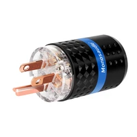 hifi m103f103 99 998 99 998 pure copper us version power plug audio power connector iec320 c13 connector plug
