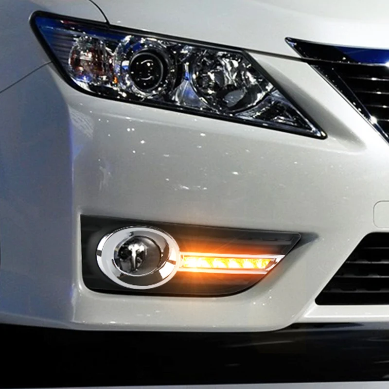 2 шт. светодиодный ные дневные ходосветильник огсветильник для Toyota Camry 2011 2012 2013 2014