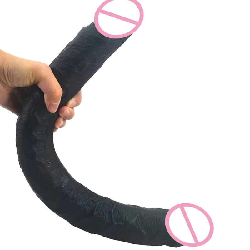 Секс-игрушки для лесбиянок Двойное проникновение длина 46 см | Красота и здоровье