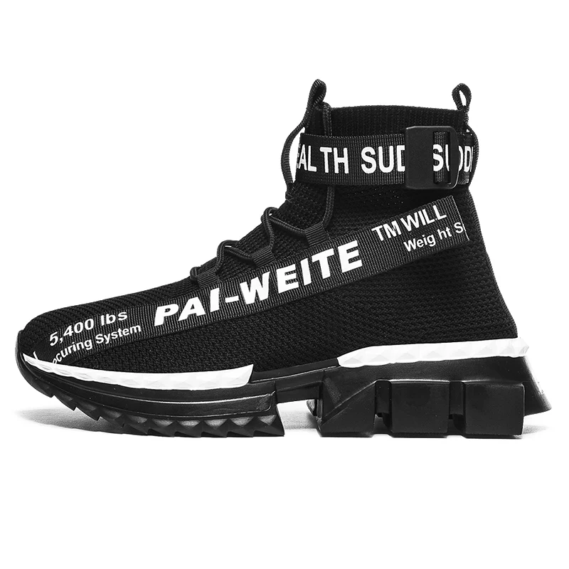 

2020 Tenis Fashion Ankle Shoes Men High Top Sneakers Platform Men Casual Shoes Chaussure Homme Zapatos Hombre Sapatos Big Size