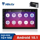 Автомагнитола Hikity, универсальная стерео-система на Android, с GPS Навигатором, Wi-Fi, USB, видеоплеером 2,5D 7 дюймов, для Volkswagen, Nissan, Hyundai, Kia, toyota, типоразмер 2 din