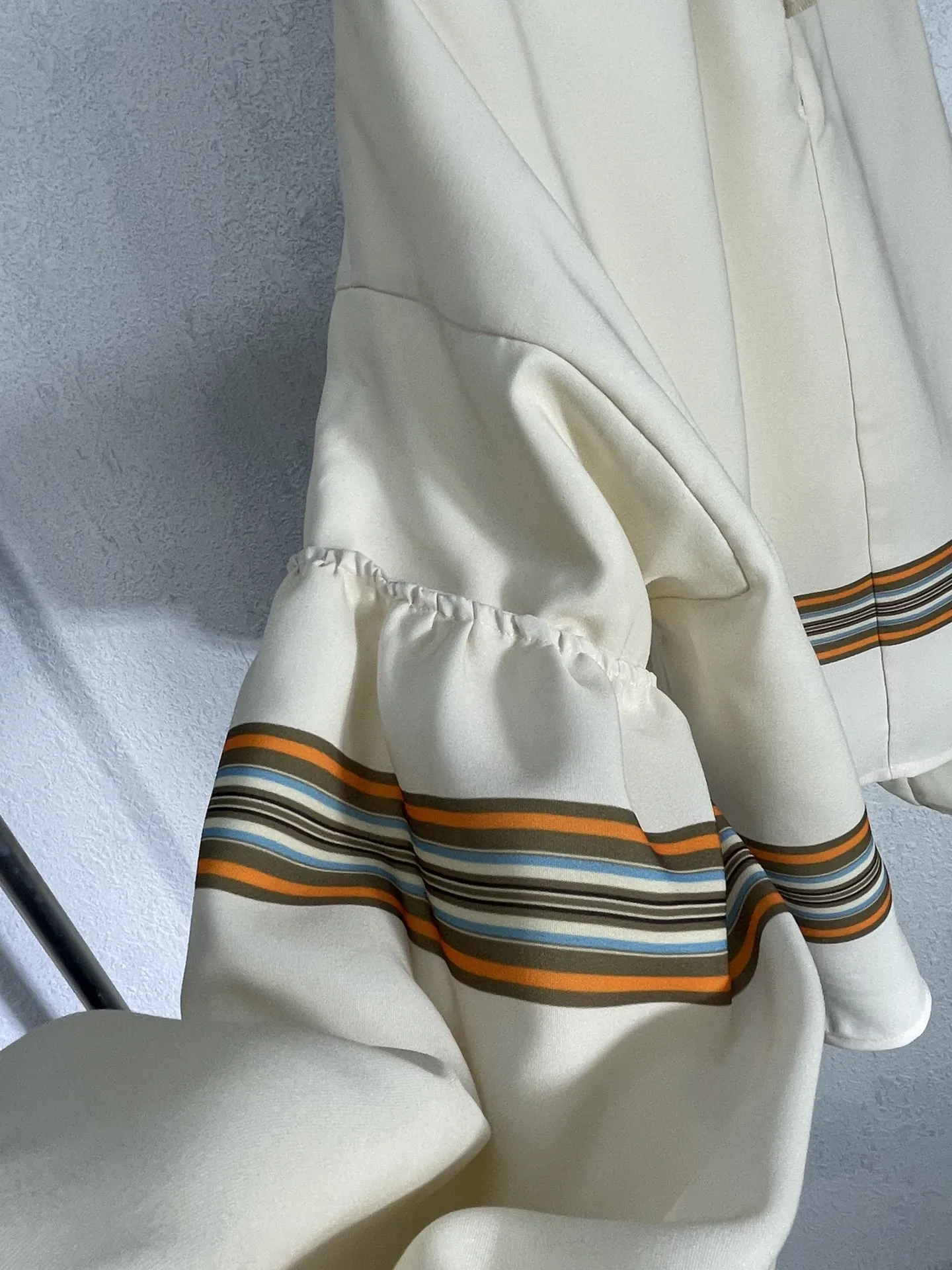 

2021 Summer Long Sleeve 2 Piece Set Swomen O-neck Short Blouse + Wide-leg Long Pants Luxury Brand Vintage Casual Loose Suit Sets