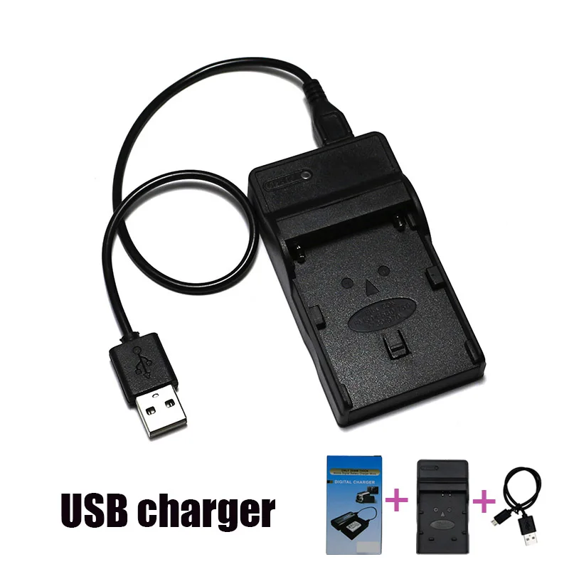 USB батарея Цифровое зарядное устройство микро CGA S002E CGR S006E для Panasonic Lumix DMC FZ3 FZ4 FZ5 FZ10