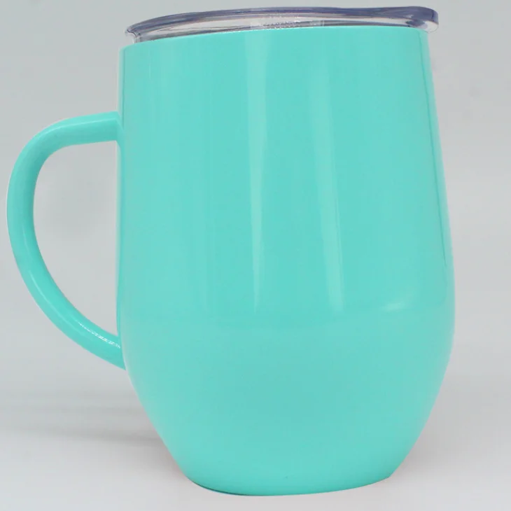 Рождество 12oz глоток с ручкой для вина пивная бутылка воды кружка термос тепловой