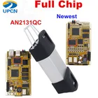 V195 качественный полный чип AN2131QC Can Clip для Renault диагностический инструмент Многоязычный Золотой боковой PCB CAN Clip
