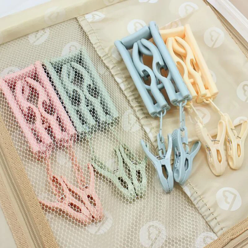 Складные дорожные вешалки с зажимом портативная вешалка для одежды экономящая