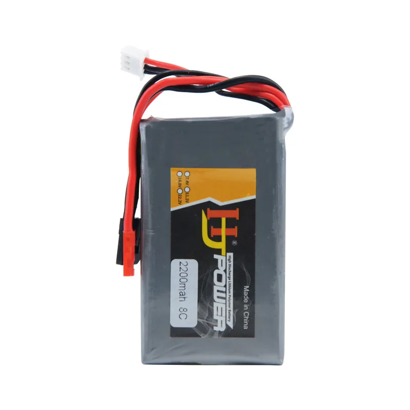 2S 7 4 V 2200mah литий полимерная батарея 8C JST разъем для Futaba радиус 14SG 16SZ 18SZ 4PLS T6K