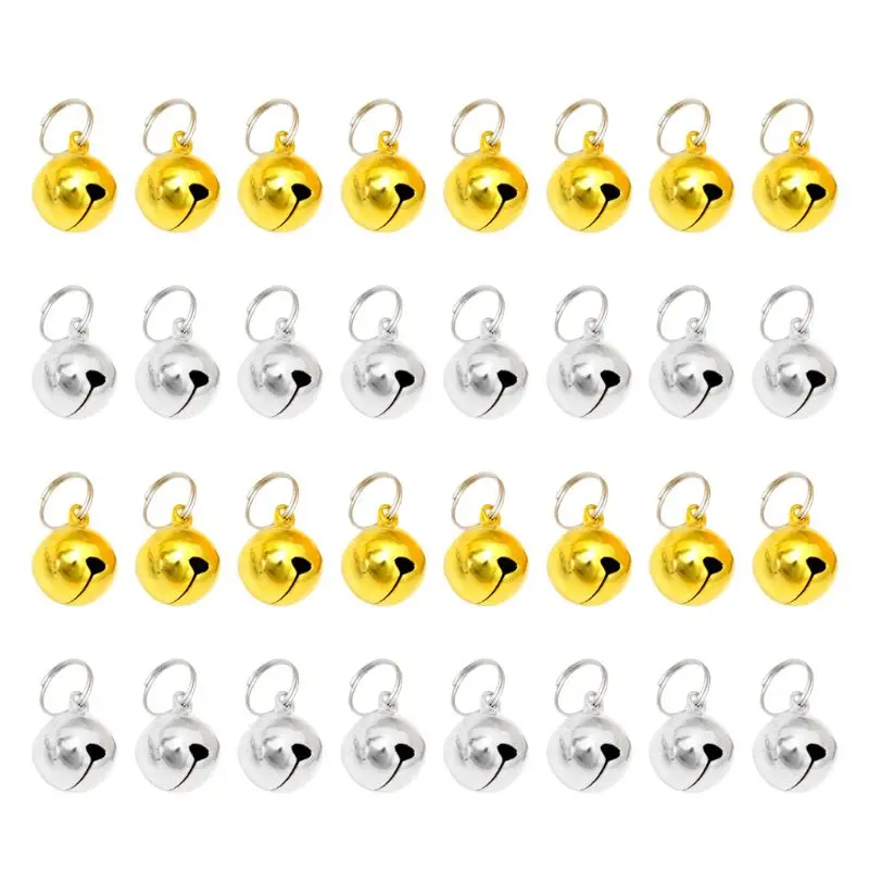 Большие гальванизированные колокольчики Jingle для кошачьего воротника