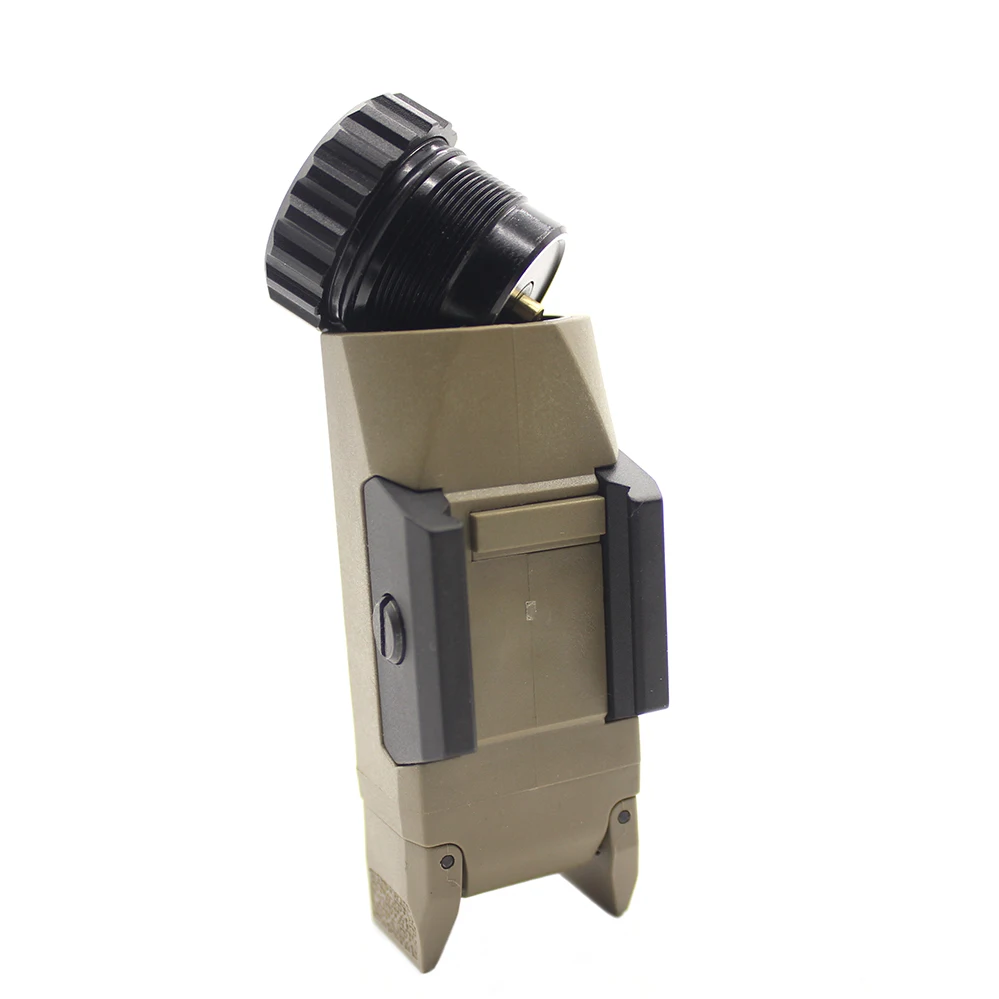 

2021 Compact Weapon Mounted White Light For Glock Full Size Pistol Light 400 Lumens Tactical Hunting-APL-G3