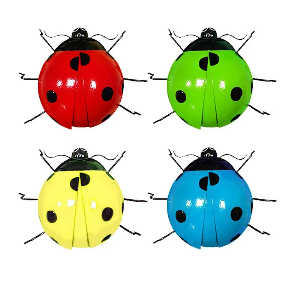 

Garden Metal Ladybug Ornament Large Simulation Iron Beetle Seven-star Ladybug Art Animal Sculpture Yard Lawn Insect Decoration
