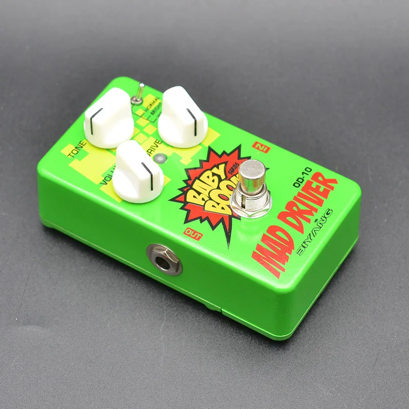 Педаль для басовых эффектов Biyang OD 10 три модели Mad Drive Overdrive|Детали и аксессуары