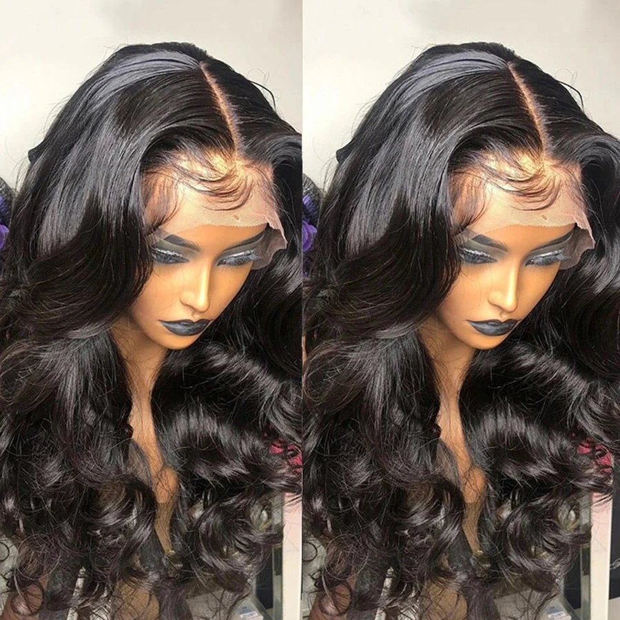 Парик на сетке Real HD плотность 250 парики из человеческих волос спереди бразильские