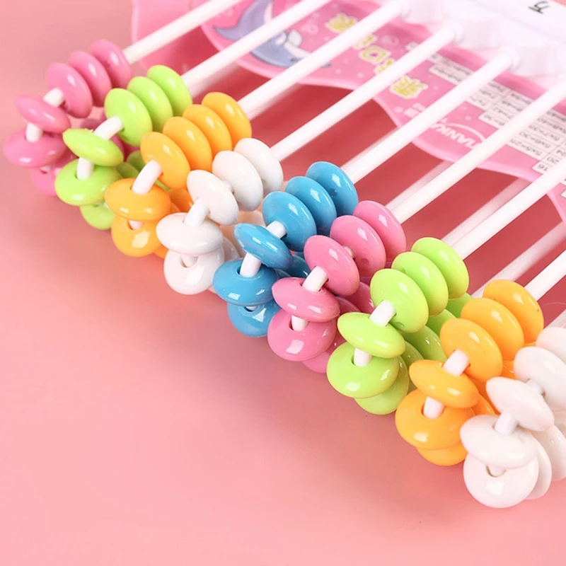 Креативный мультяшный 5 линейный счетчик Детский обучающий пазл с цифрами