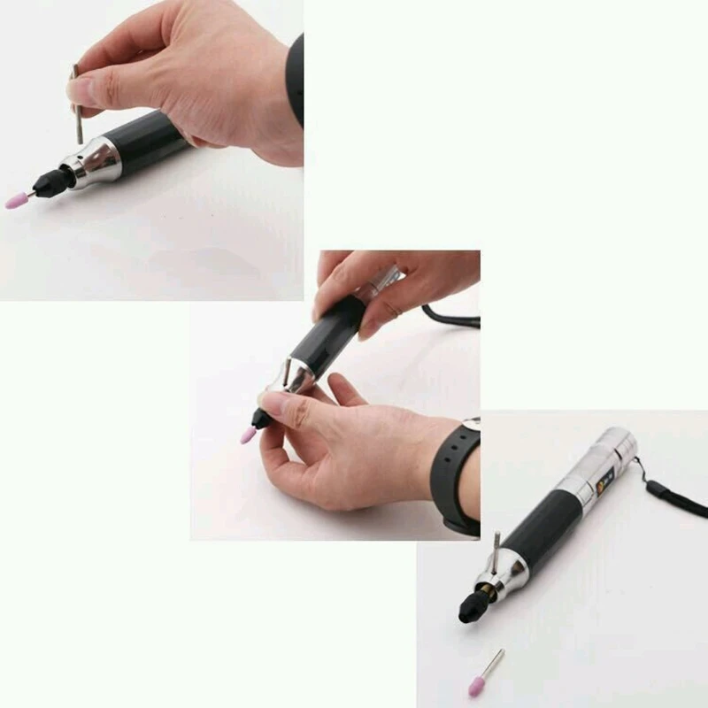 

Portable Jewelry Engraving Pen Rechargeable Electric Carving Polishing Pen Kit B36D