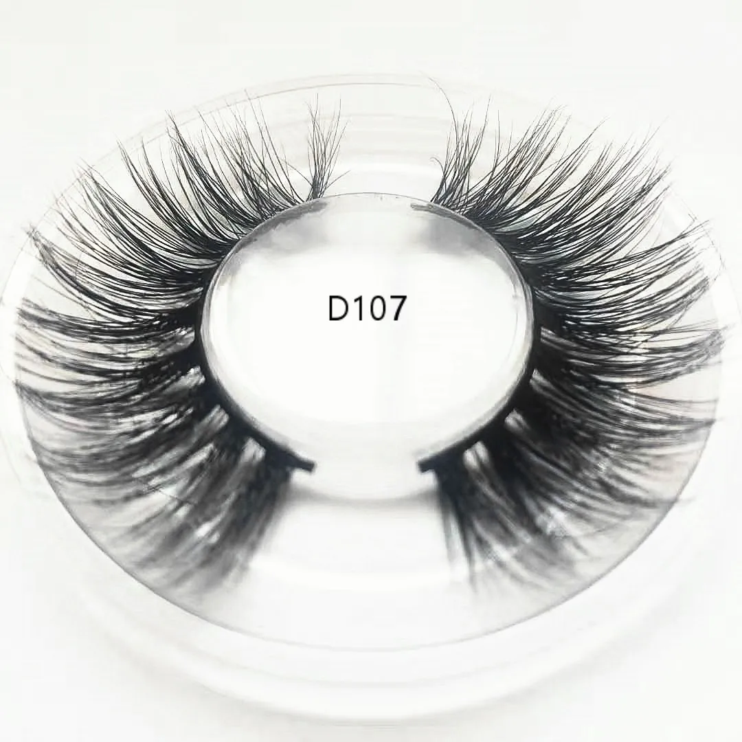 Пушистые объемные длинные 18 мм естественные крест-накрест норковые ресницы