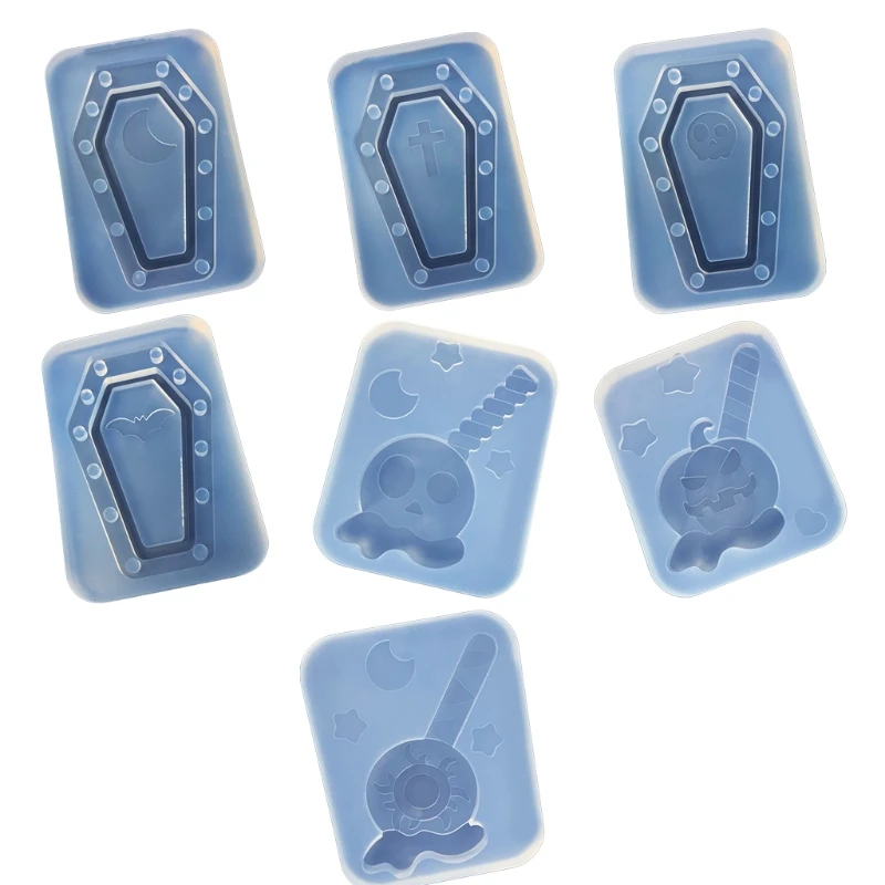 

Quicksand Coffin Mold Epoxy Resin Casting Mold for Diy Craft Keychain Making