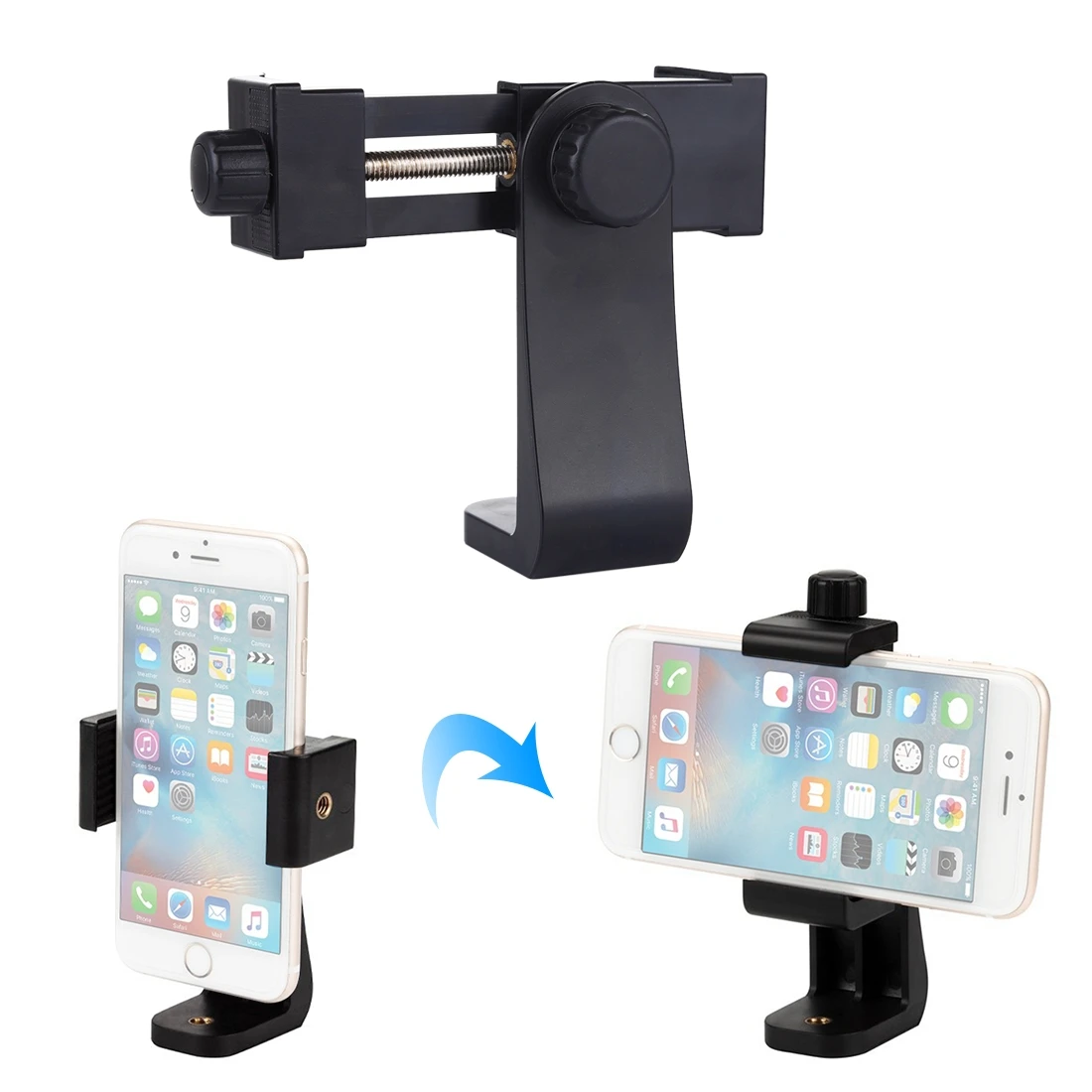 PULUZ Universal Smartphone Tripod Adapter Cell Phone Holder Mount with Live Webcast For iphone Samsung Xiaomi | Электроника