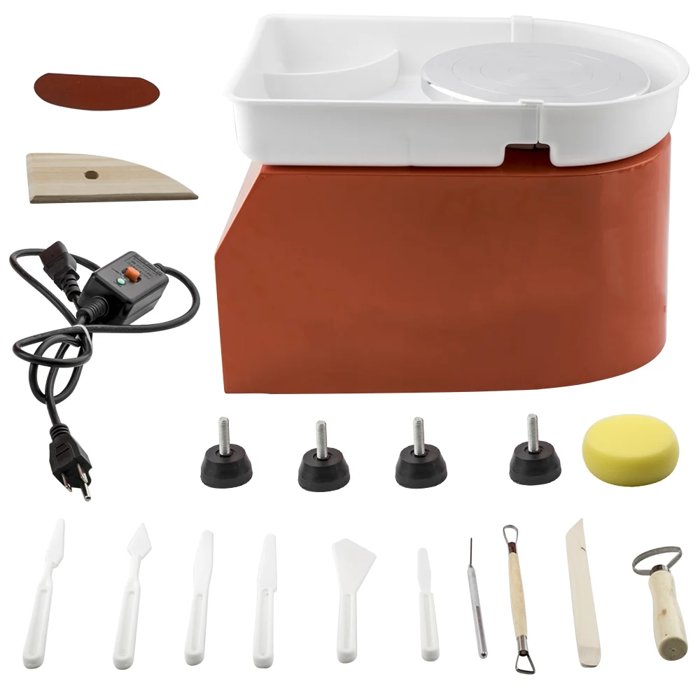 

350 Вт, 25 см, керамическое колесо, Электрический ЖК-дисплей, фотография, сделай сам, фарфоровая машина