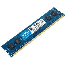 Crucial DDR3 4GB 8GB Desktop Memory 1066MHz 1333MHz 1600MHz PC3 8500 10600 12800U 240Pin Non-ECC Unbuffered UDIMM RAM Memoria