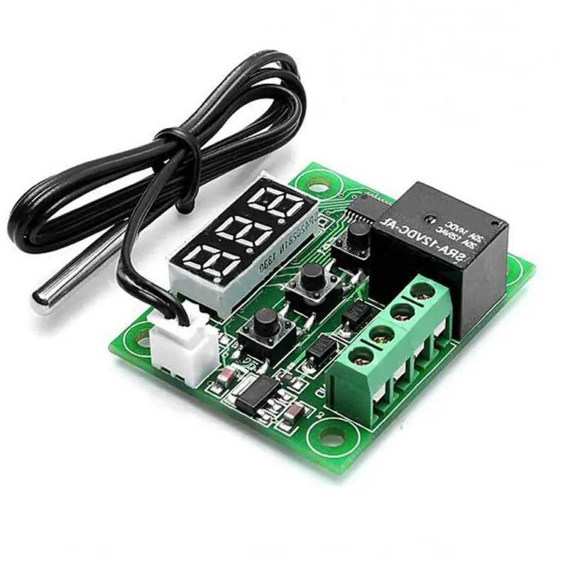 

Temperature Controller W1209 Thermostat Incubation Switch Digital 12V Heat Cool