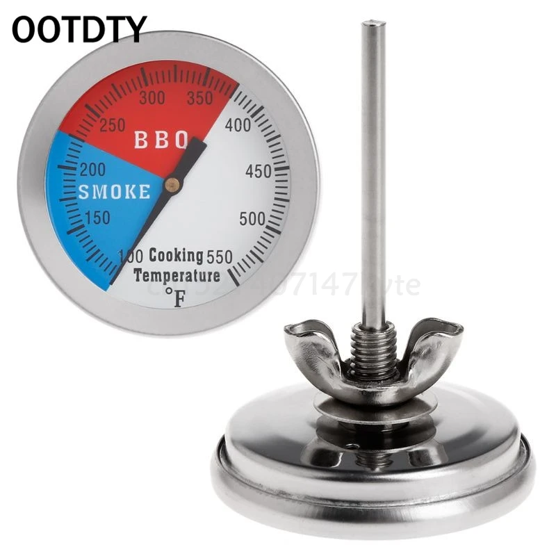 2 &quot550F барбекю термометр датчик гриль древесный курильщик уголь тепловой