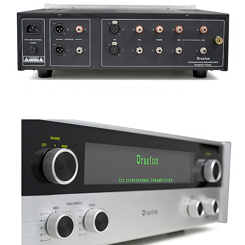1:1 Copy McIntosh Line Classic C22 MM MC Phono Vacuum Tube Preamp 2.0 Channel Pre-amplifier With remote control | Электроника