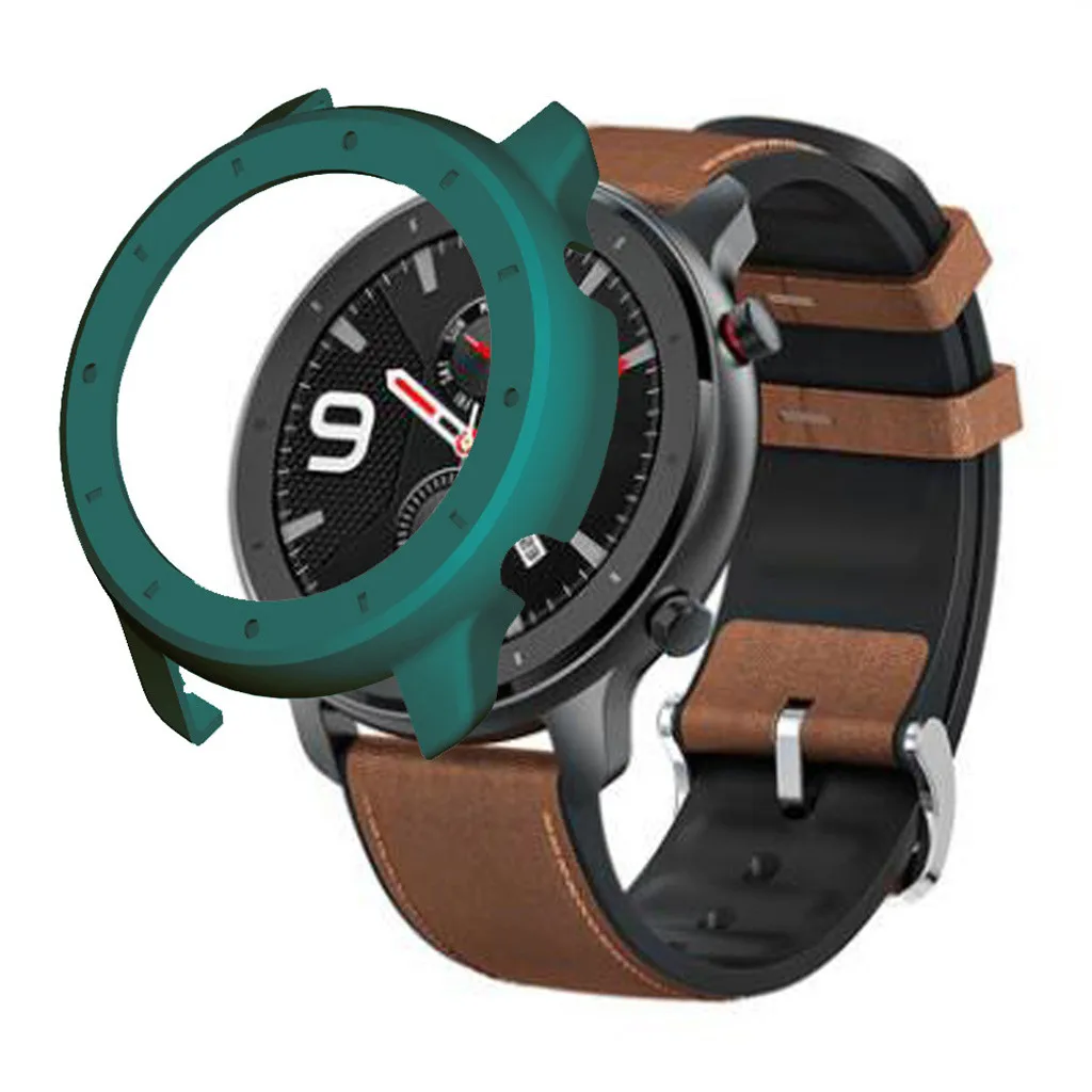 Жесткий защитный чехол из поликарбоната для Xiaomi Huami Amazfit GTR 47 мм, умные часы, цветная рамка из поликарбоната, полное покрытие, запасная защитная оболочка