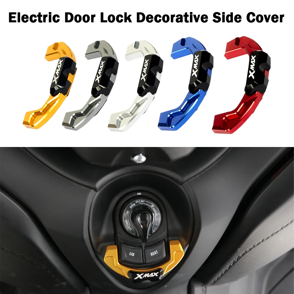 

For Yamaha Xmax 300 Xmax250 2017-2019 Xmax300 Electric Door Lock Decorative Side Cover X max 300 Motorcycle Modified Accessories