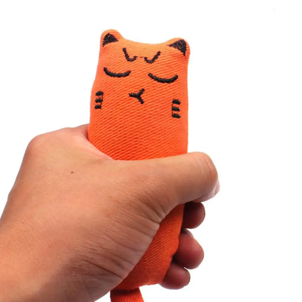 Кот шлифовальные игрушки для кошек Catnip смешной интерактивный плюшевый Кот игрушка котенок жевательная игрушка когти большой палец кусая кошка мята для кошек зубы игрушки